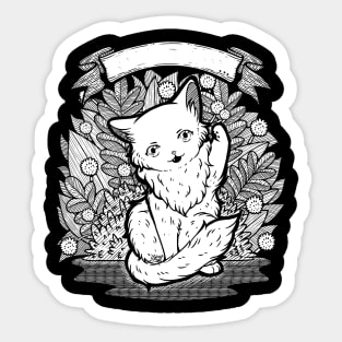 Kitty Final Boss Illustration Sticker